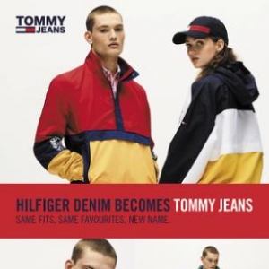 TOMMY HILFIGER更名HILFIGER DENIM为TOMMY JEANS