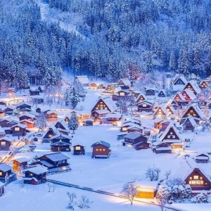 日本这个冷门雪乡美过北海道 还能打卡取景地